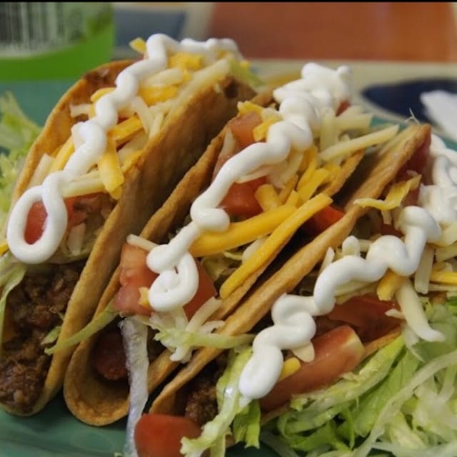 Ground Beef Tacos.