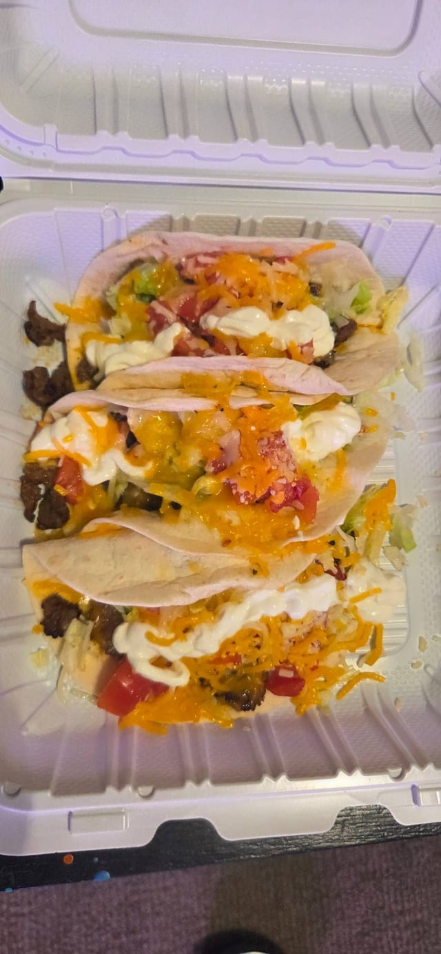 Steak Tacos.