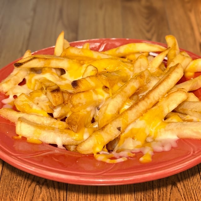 Fries with Cheese.
