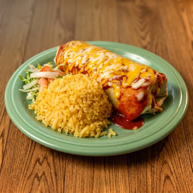 Pollo Azteca Burrito.