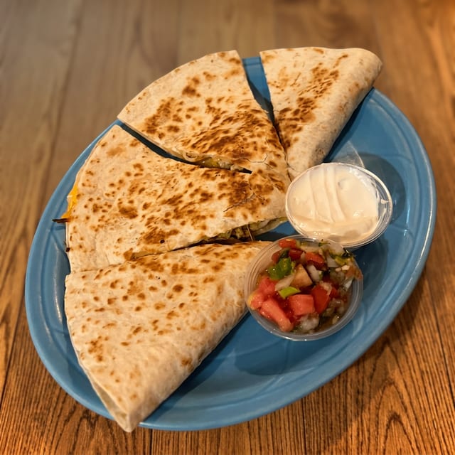 Chicken Quesadilla.