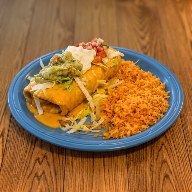 Steak Chimichanga.