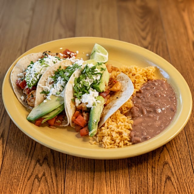 Shrimp Tacos.