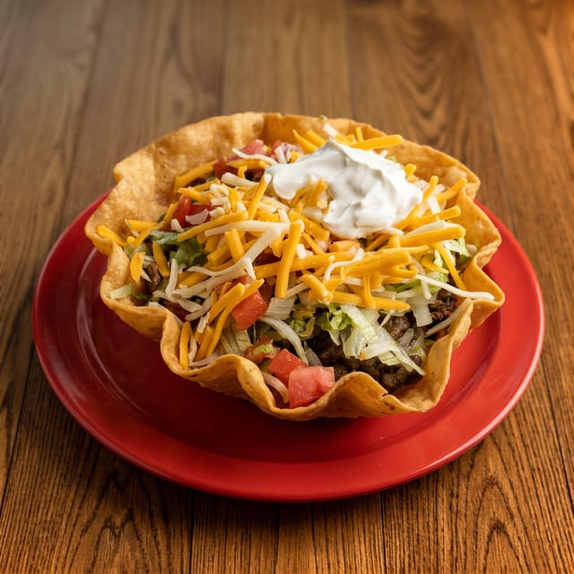 Steak Taco Salad.